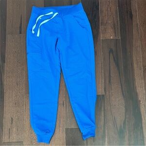 Figs royal blue joggers